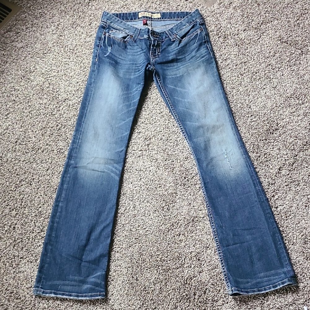 BKE Women's Boot Cut Jeans in Blue